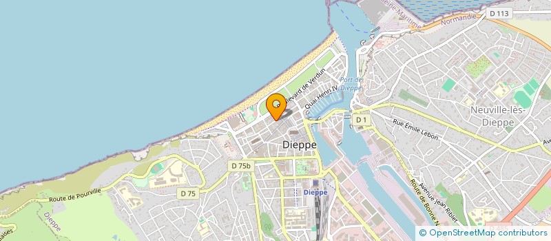 localisation de l'entreprise CHRIS & RUBEN IMMO  DIEPPE