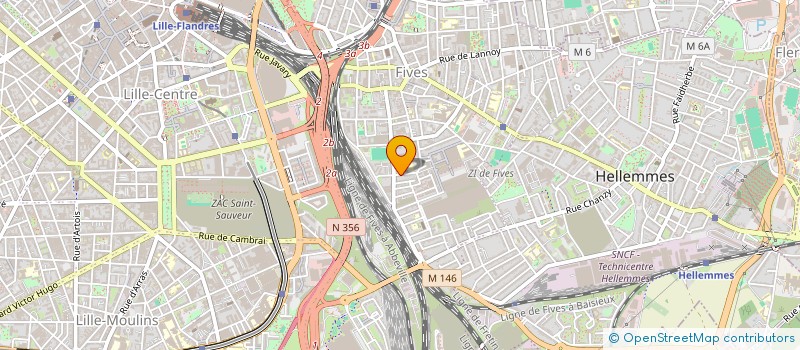 localisation de l'entreprise CHRIS SERVICE à LILLE