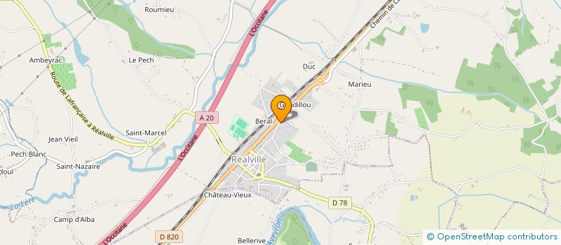 localisation de l'entreprise CHRIS SERVICE 82  REALVILLE