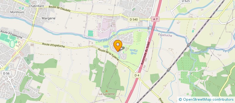 localisation de l'entreprise CHRIS & SON  MONTBOUCHER-SUR-JABRON