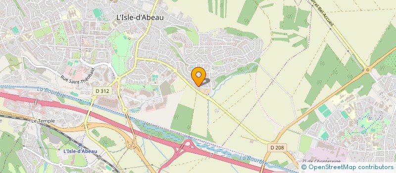 localisation de l'entreprise CHRIS TAXI  SAINT-SAVIN