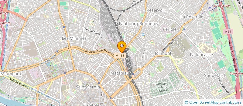 localisation de l'entreprise CHRIS & TIF à TOULOUSE