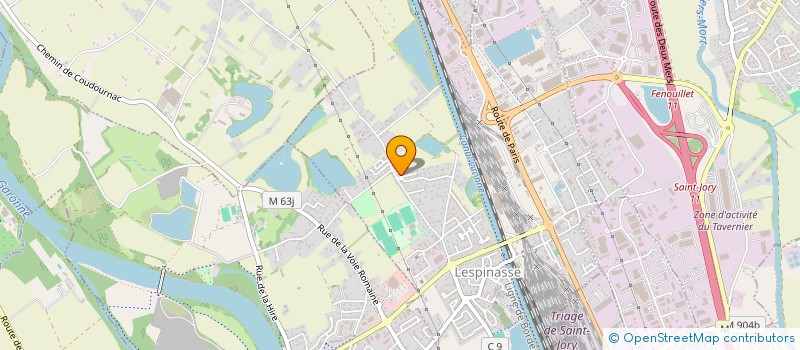 localisation de l'entreprise CHRIS & TOIT  LESPINASSE