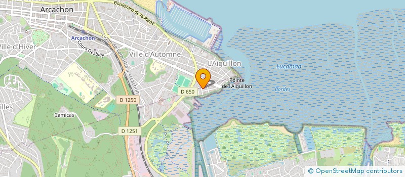 localisation de l'entreprise CHRIS TOSCANIA à LA TESTE-DE-BUCH