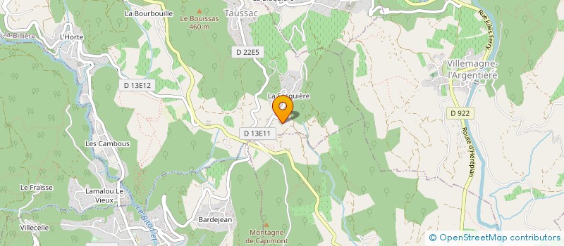 localisation de l'entreprise CHRIS TOUT FAIRE RENOV'  TAUSSAC-LA-BILLIERE