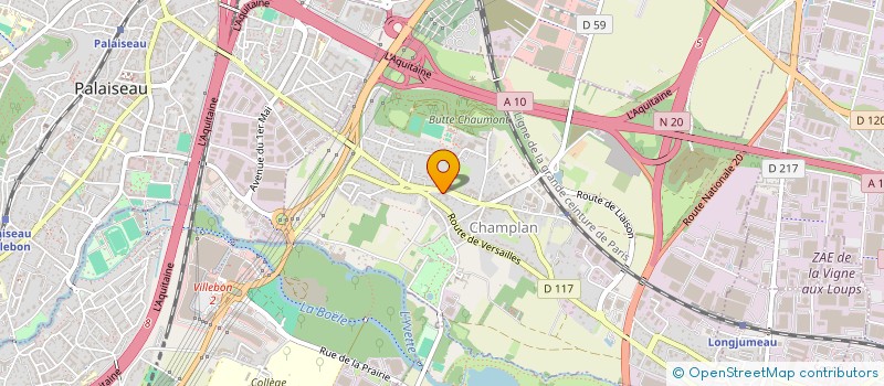 localisation de l'entreprise CHRIS TRANSPORTS  CHAMPLAN