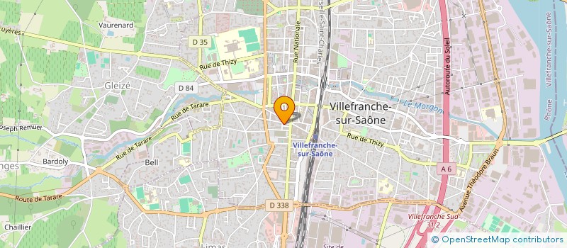 localisation de l'entreprise CHRIS TROPHY TAXIDERMIE  VILLEFRANCHE-SUR-SAONE