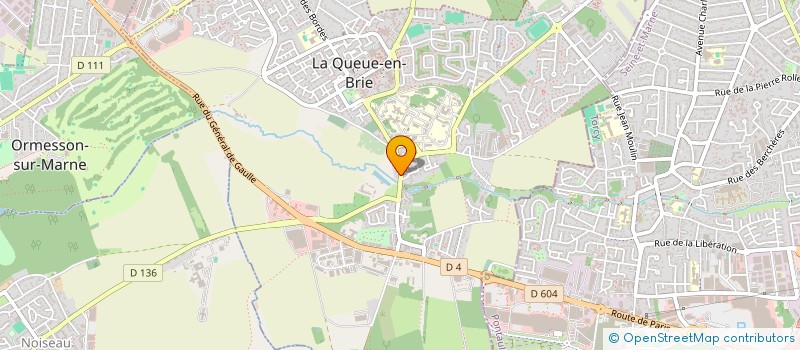 localisation de l'entreprise CHRIS VIDEO  LA QUEUE-EN-BRIE