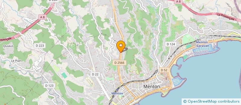 localisation de l'entreprise CHRIS VTC 06  MENTON