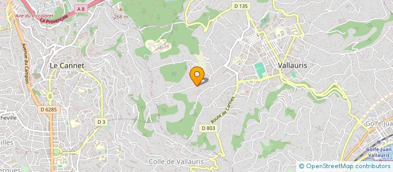 localisation de l'entreprise CHRIS VTC à MANDELIEU-LA-NAPOULE