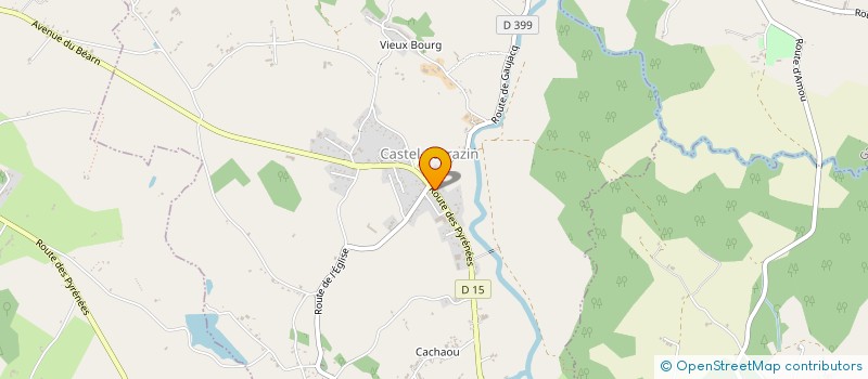 localisation de l'entreprise CHRIS260812  CASTEL-SARRAZIN