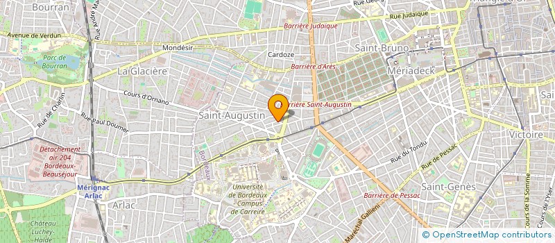 localisation de l'entreprise CHRISA-LEAD à BORDEAUX
