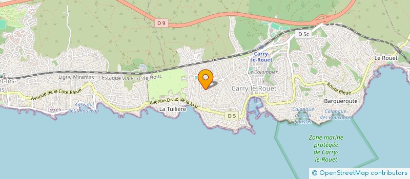 localisation de l'entreprise CHRISAL  CARRY-LE-ROUET