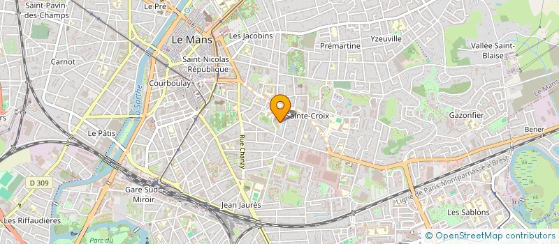 localisation de l'entreprise CHRISALEAD  LE MANS