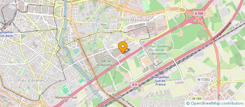 localisation de l'entreprise CHRISALIDE  MONTPELLIER