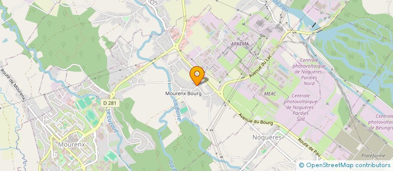 localisation de l'entreprise CHRISALIE  MOURENX