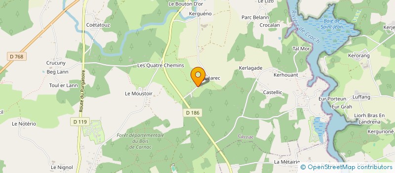 localisation de l'entreprise CHRISALIX  CARNAC