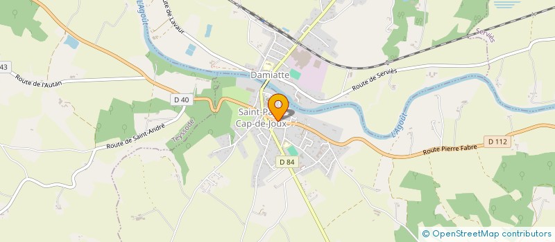 localisation de l'entreprise CHRISALYNE  SAINT-PAUL-CAP-DE-JOUX