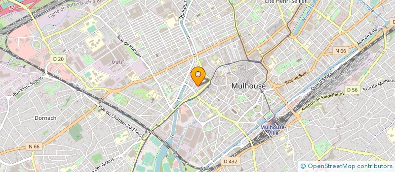 localisation de l'entreprise CHRISALYS  MULHOUSE