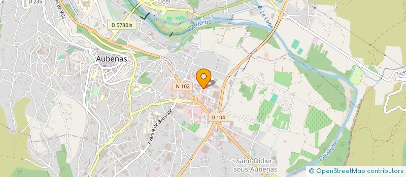 localisation de l'entreprise CHRISAMP à AUBENAS