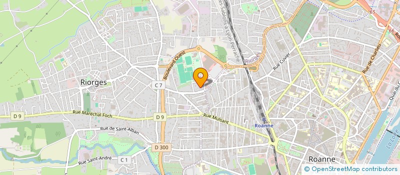 localisation de l'entreprise CHRISANA à RIORGES
