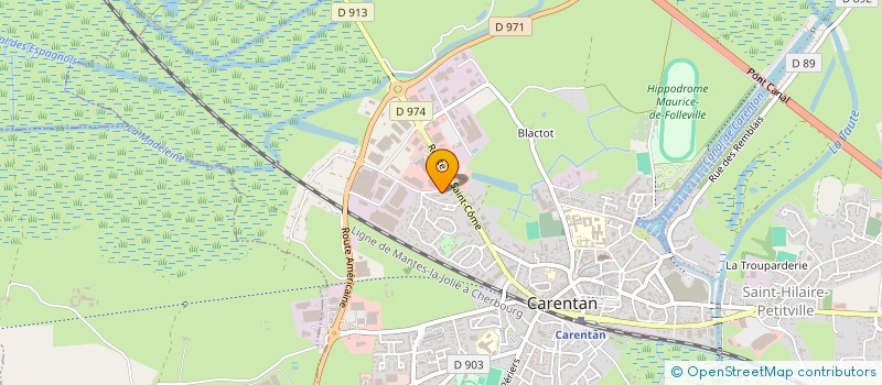 localisation de l'entreprise CHRISANDIS à CARENTAN-LES-MARAIS