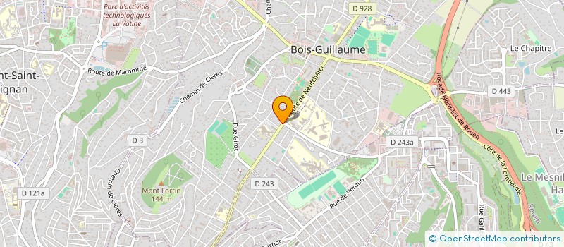 localisation de l'entreprise CHRISAR  BOIS-GUILLAUME