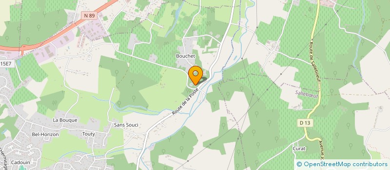 localisation de l'entreprise CHRISBER  POMPIGNAC