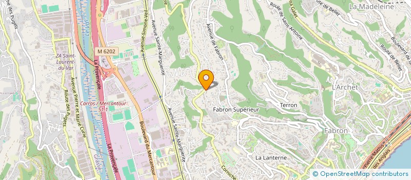 localisation de l'entreprise CHRISBERT  NICE