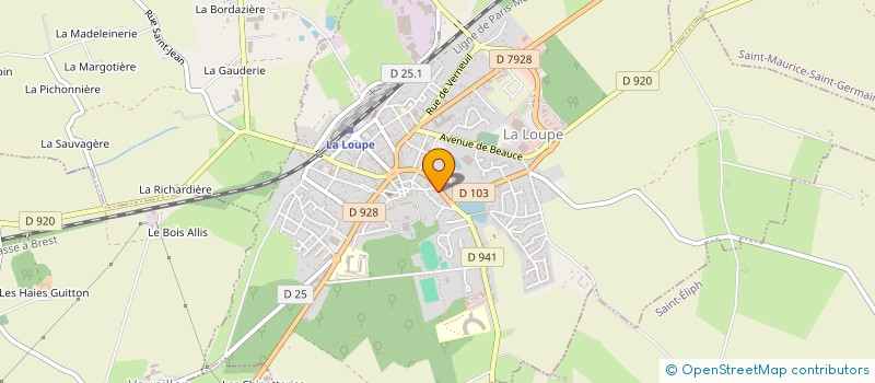 localisation de l'entreprise CHRISCA à LA LOUPE