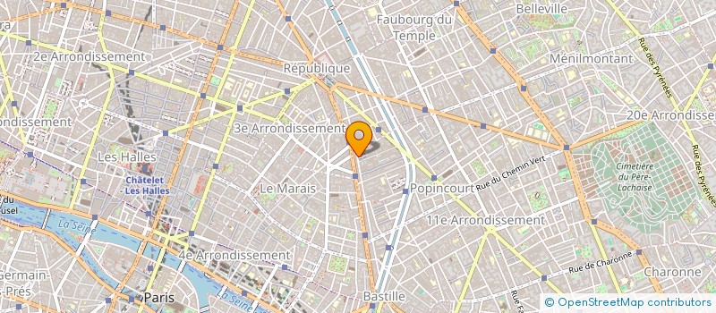 localisation de l'entreprise CHRISCA  SETE