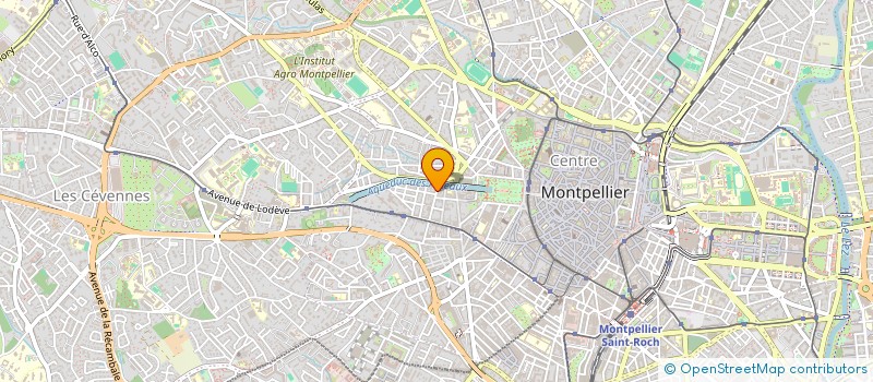 localisation de l'entreprise CHRISCA à MONTPELLIER
