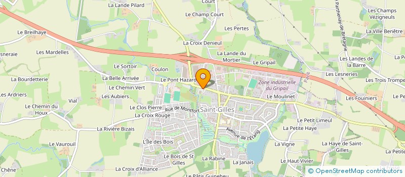 localisation de l'entreprise CHRISCA  SAINT-GILLES