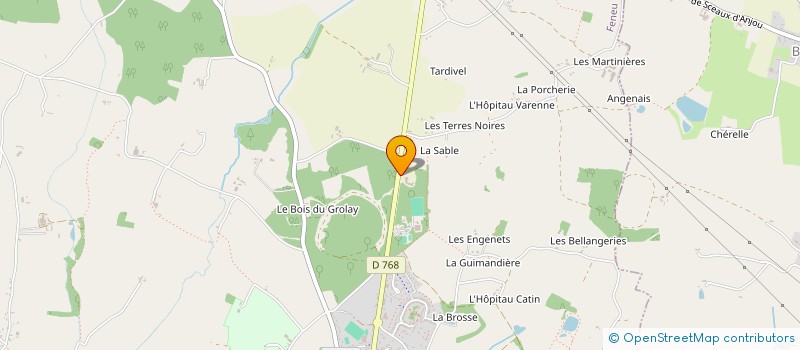 localisation de l'entreprise CHRISCARO  FENEU