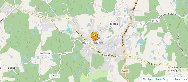 localisation de l'entreprise CHRISCLAIRE  PIEGUT-PLUVIERS