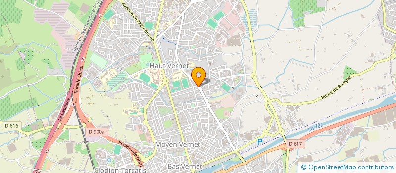 localisation de l'entreprise CHRISCOLAS  PERPIGNAN