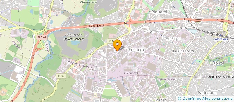 localisation de l'entreprise CHRISDABE à COLOMIERS