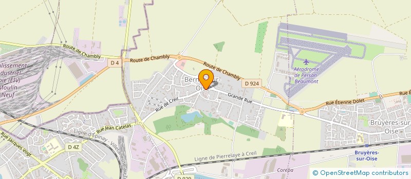 localisation de l'entreprise CHRISDOM  BERNES-SUR-OISE