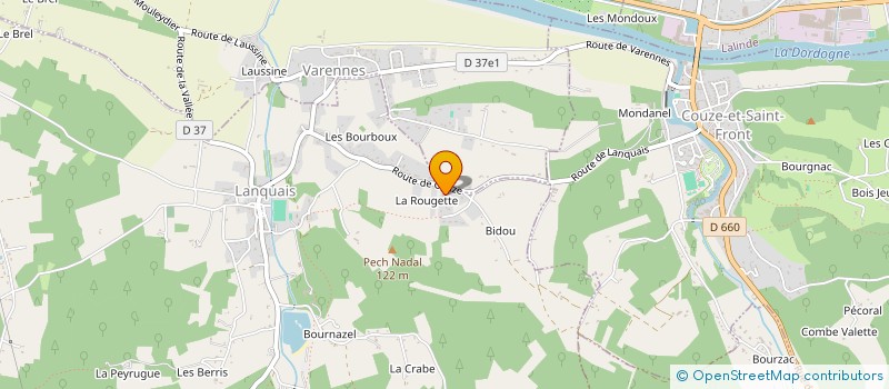 localisation de l'entreprise CHRISEGUI à LALINDE