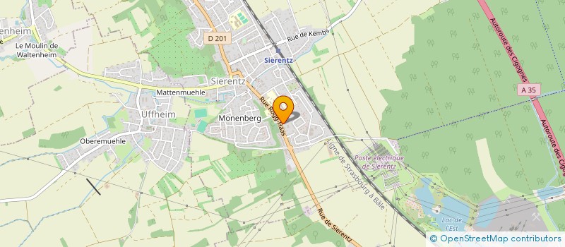 localisation de l'entreprise CHRISEL IMMO  SIERENTZ