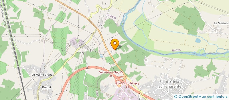 localisation de l'entreprise CHRISELEC à SAINT-YRIEIX-SUR-CHARENTE