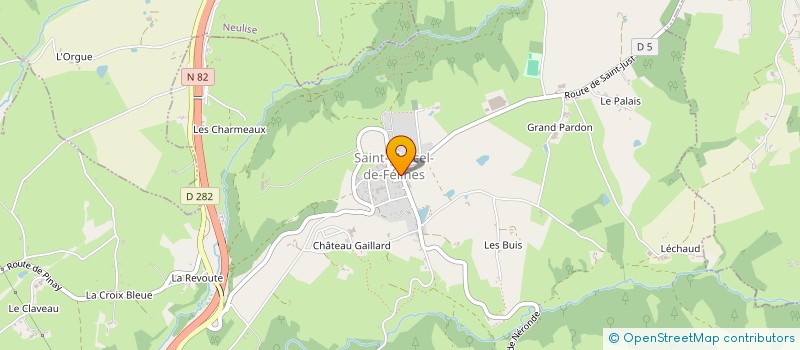 localisation de l'entreprise CHRISEMCA  SAINT-MARCEL-DE-FELINES