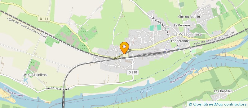 localisation de l'entreprise CHRISENO  LA POSSONNIERE