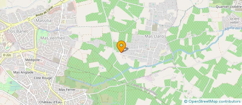 localisation de l'entreprise CHRISERIC  PERPIGNAN