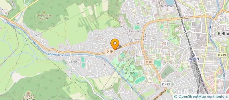 localisation de l'entreprise CHRISETSAM à ESSERT
