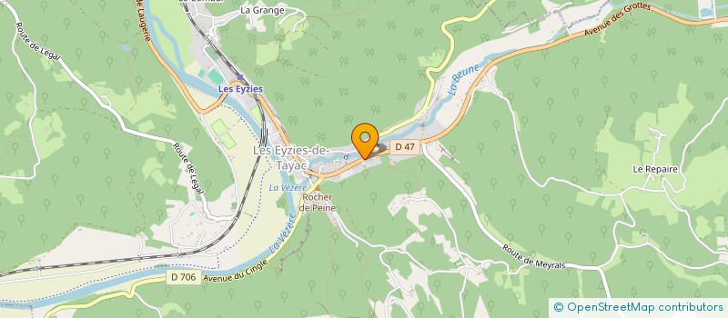 localisation de l'entreprise CHRISFANIE à LES EYZIES