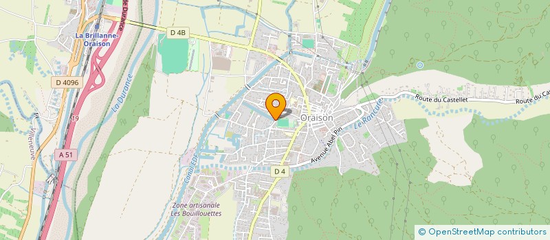 localisation de l'entreprise CHRISGIL  ORAISON