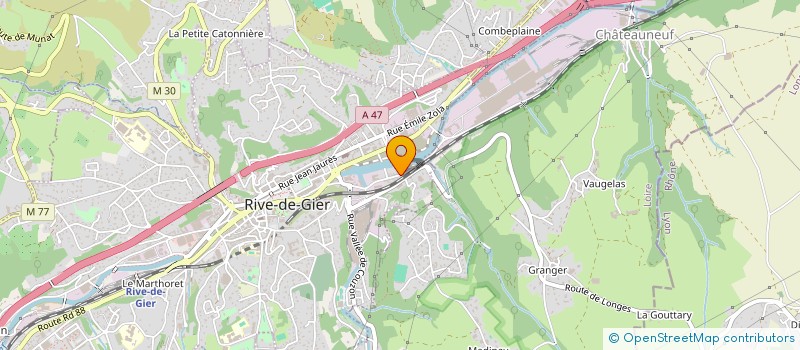 localisation de l'entreprise CHRISGIL  RIVE-DE-GIER