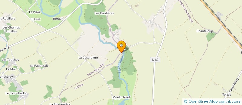 localisation de l'entreprise CHRISILDE  SAINT-BRANCHS