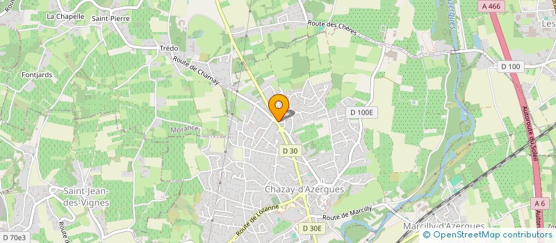 localisation de l'entreprise CHRISIMMO  CHAZAY-D'AZERGUES